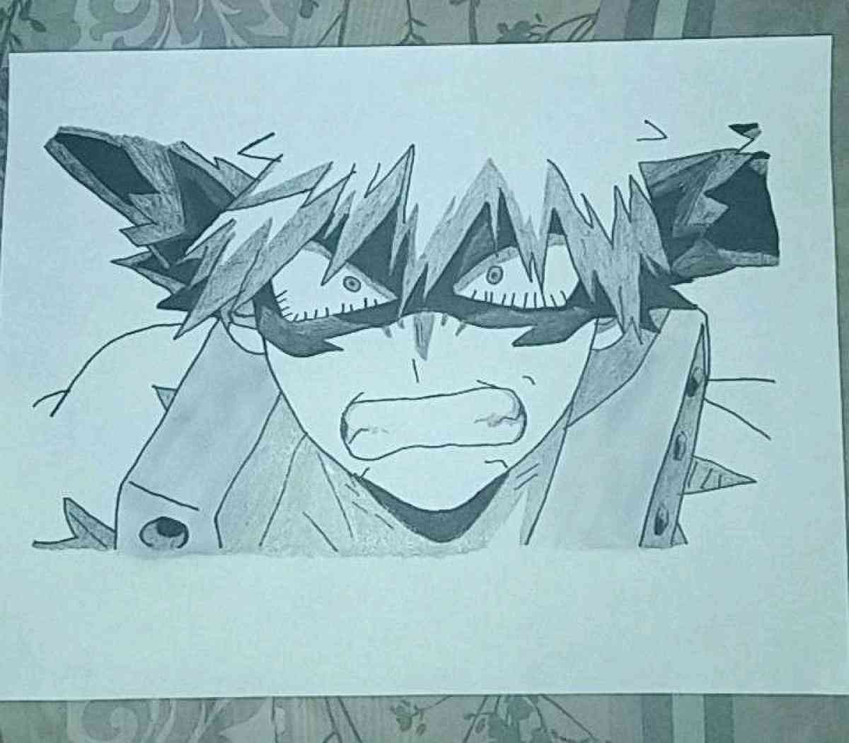 Bakugo pencil drawing - Addison, Michigan - FleaMarketBay