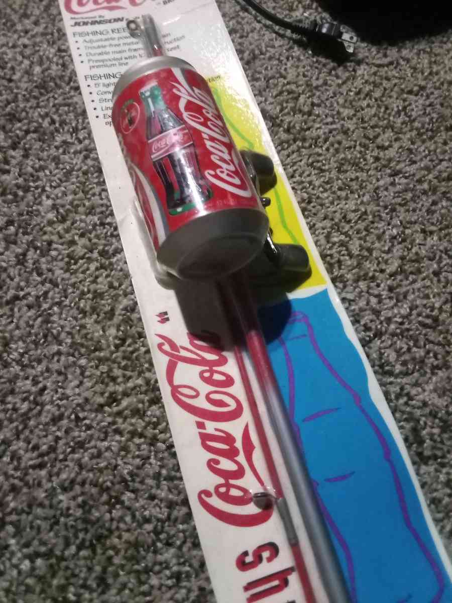 coca cola fishing pole still in package - Mc Minnville, Tennessee - FleaMarketBay