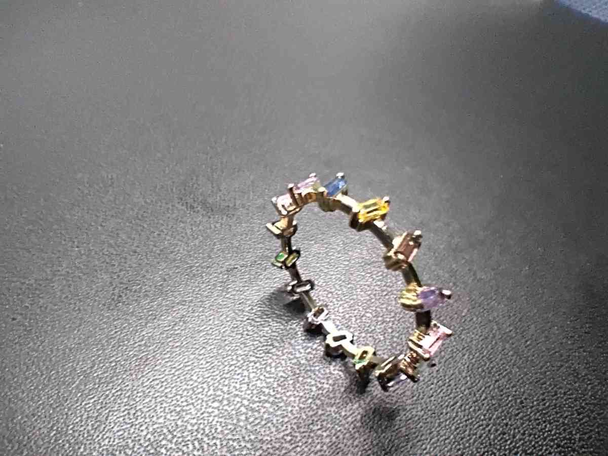 Susanna Kalan multicolor gemstone gold ring18kt - Chicago, Illinois