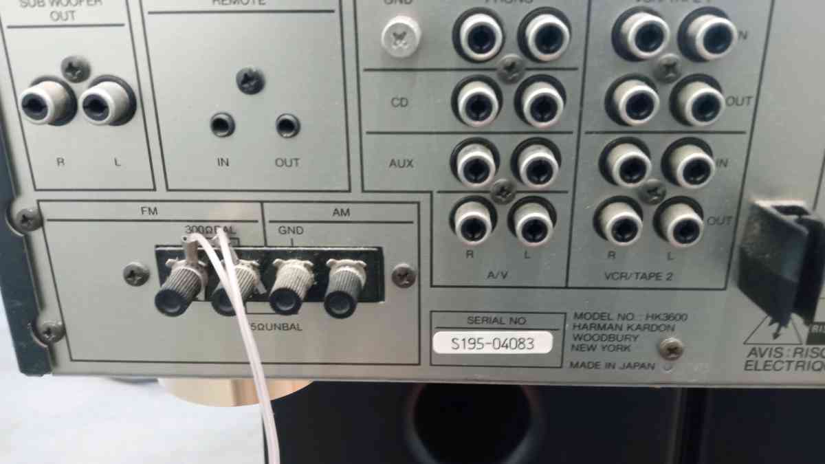 the stereo receiver Harman kardon  speaker - Atherton, California