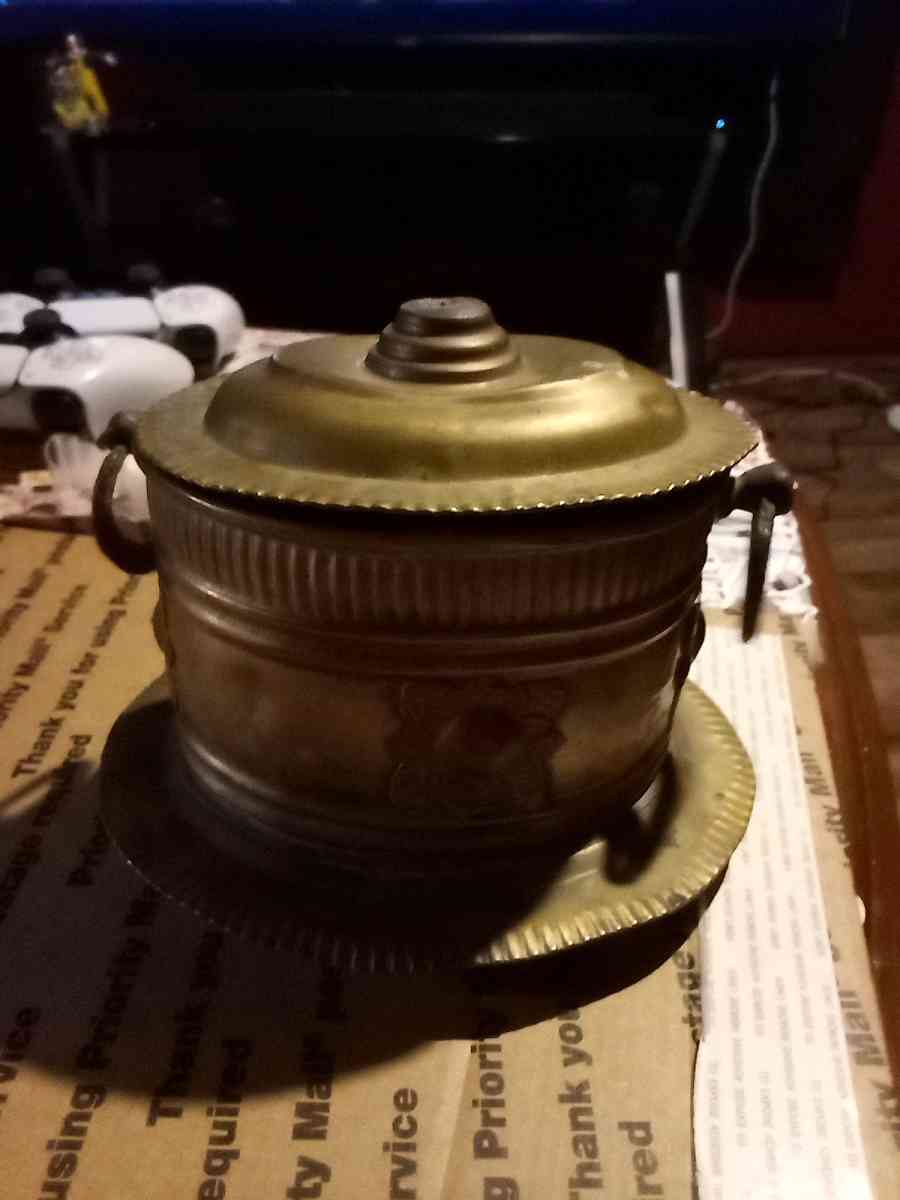 antique brass container - Mc Minnville, Tennessee - FleaMarketBay