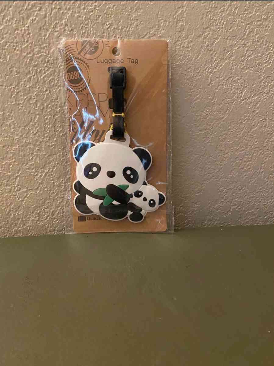 Panda Luggage tag - San Jose, California - FleaMarketBay