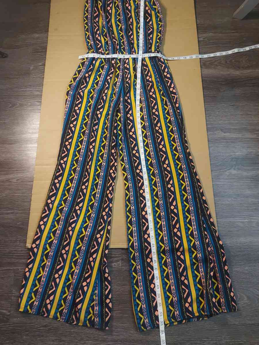 Rainbow Strapless Multicolor Jumpsuit Size S - Atlanta, Georgia - FleaMarketBay