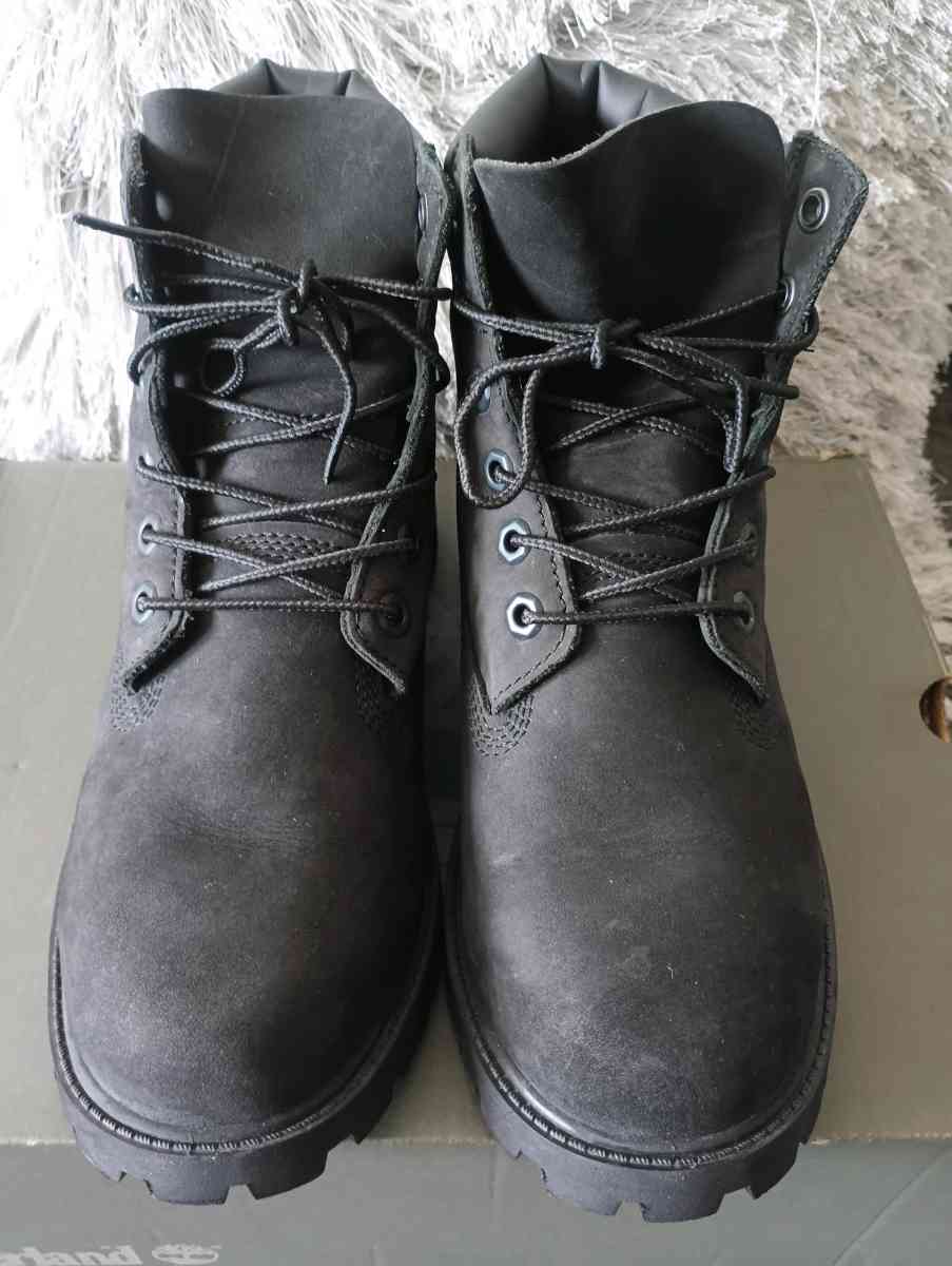Timberland Premium 6 Inch Waterproof Boots Color Black Nubuc - Frostproof, Florida - FleaMarketBay