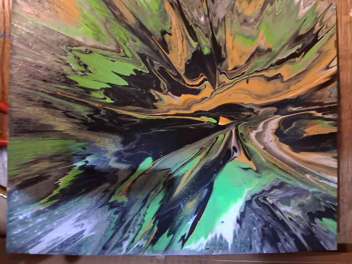 Custom Spin Art 11 x 14 or 16x20 - Alicia, Arkansas - FleaMarketBay