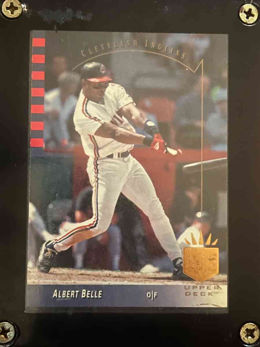 1995 Upper Deck collectors choiceAlbert Belle - Akron, Ohio - FleaMarketBay