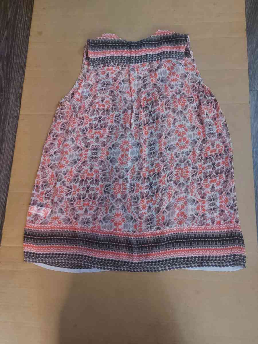 Lucky Brand Womens Printed Border Tank Size S - Atlanta, Georgia - FleaMarketBay