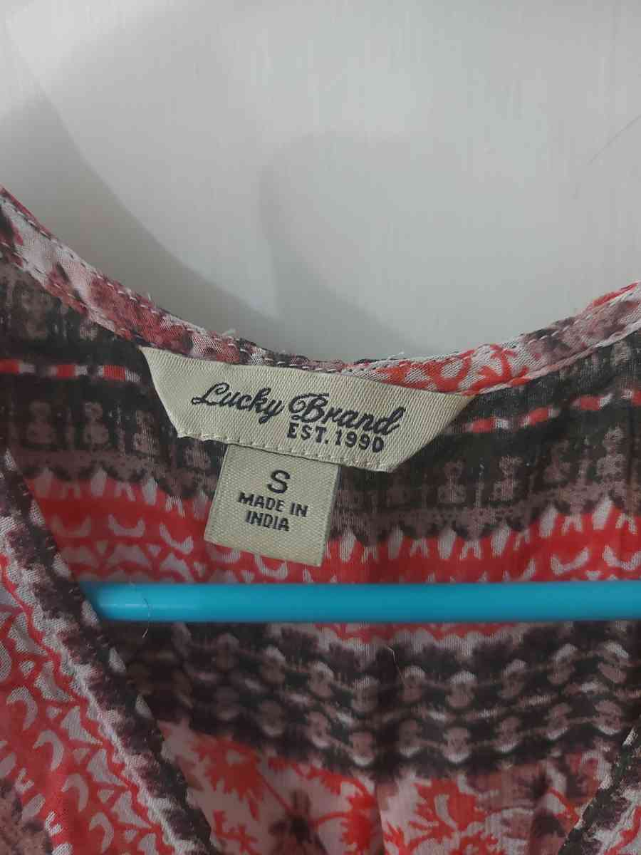 Lucky Brand Womens Printed Border Tank Size S - Atlanta, Georgia - FleaMarketBay