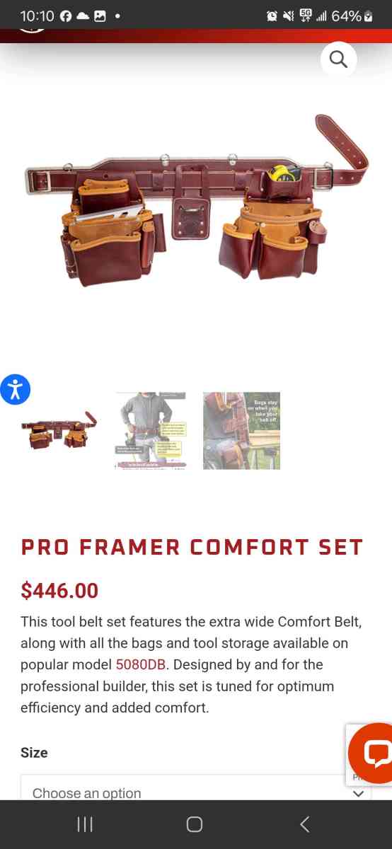 occidental leather tool belt - Akron, Ohio - FleaMarketBay