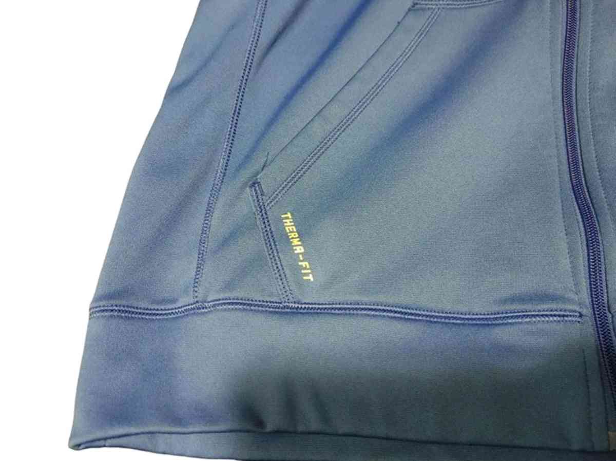 Nike Mens Amway Therma FIT Fleece Hoodie Sz M Blue Full Zip - Alicia, Arkansas - FleaMarketBay