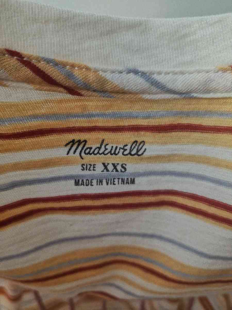 Madewell Fieldgate VNeck Striped Picket Tank Top Size XXSL N - Atlanta, Georgia - FleaMarketBay