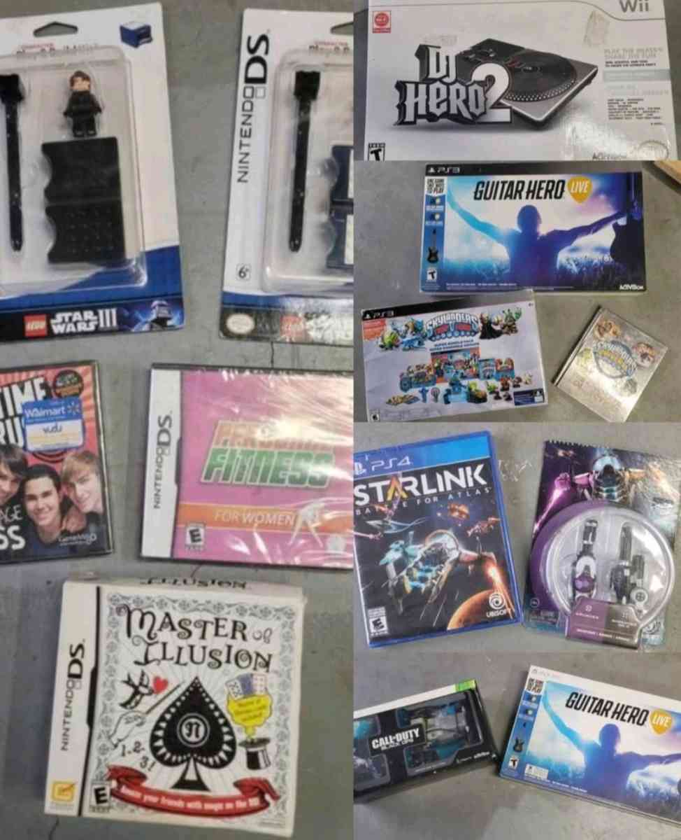 New  Sealed Video Games