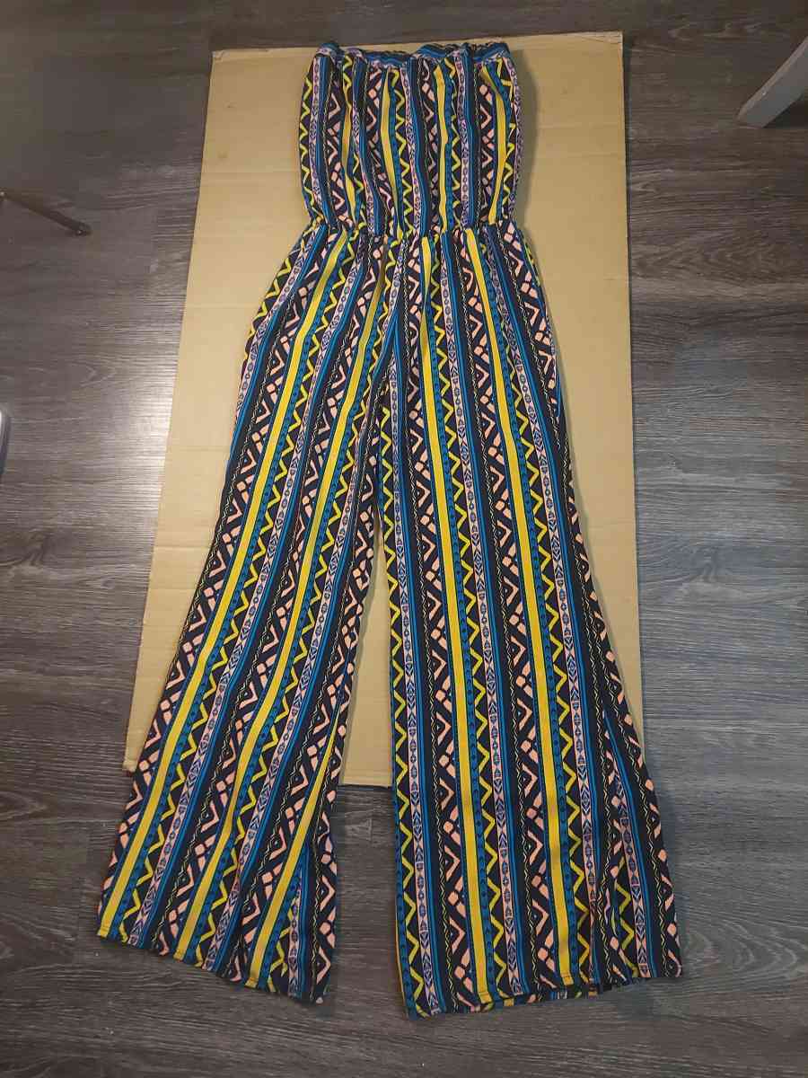 Rainbow Strapless Multicolor Jumpsuit Size S - Atlanta, Georgia - FleaMarketBay