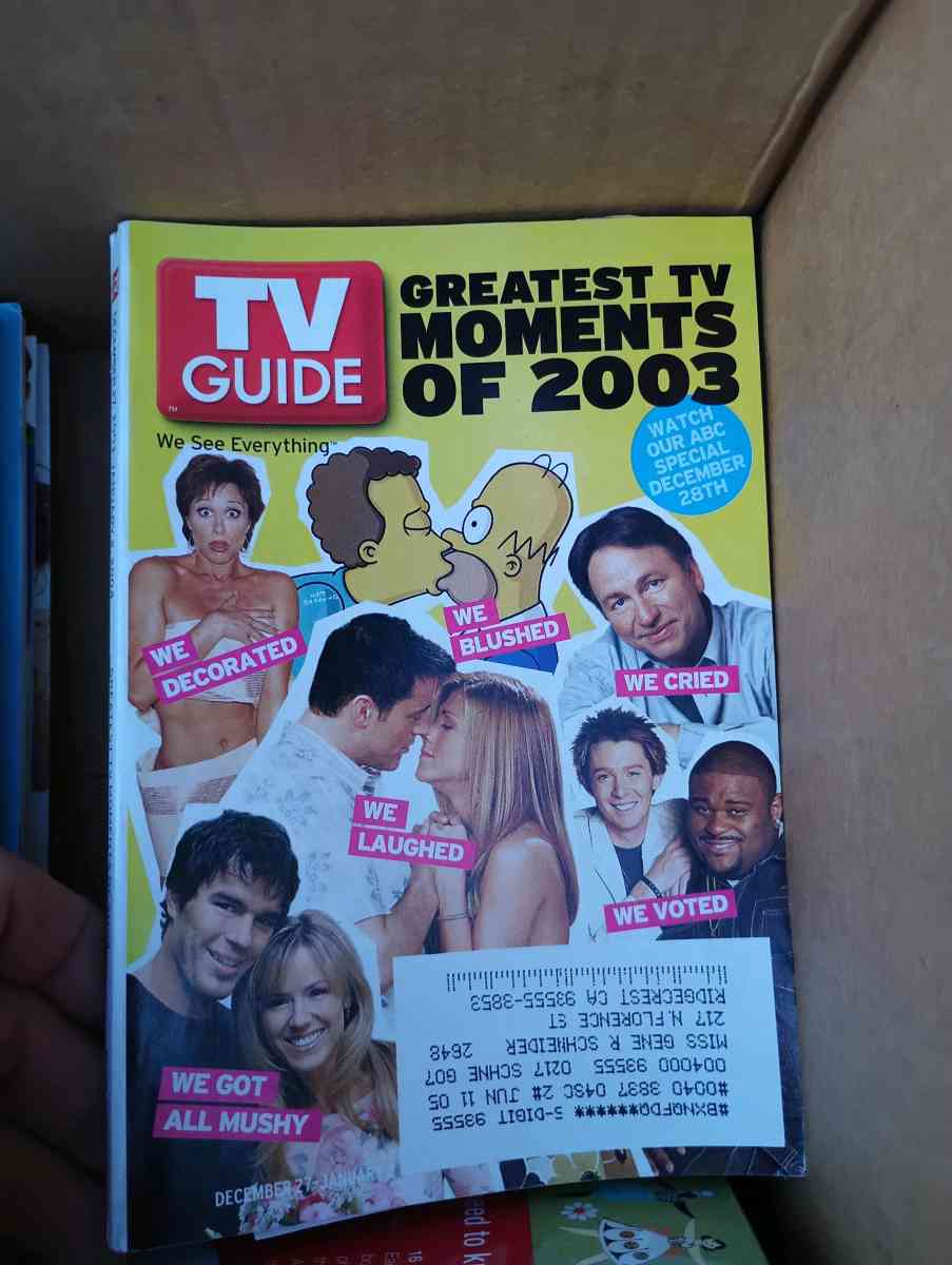 TV guides from 1981 through 2000 special covers - Ridgecrest, California - FleaMarketBay