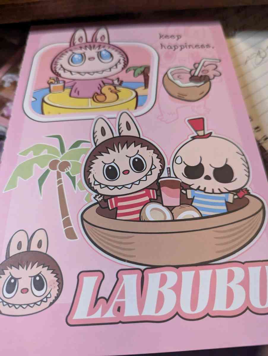 labubu note book