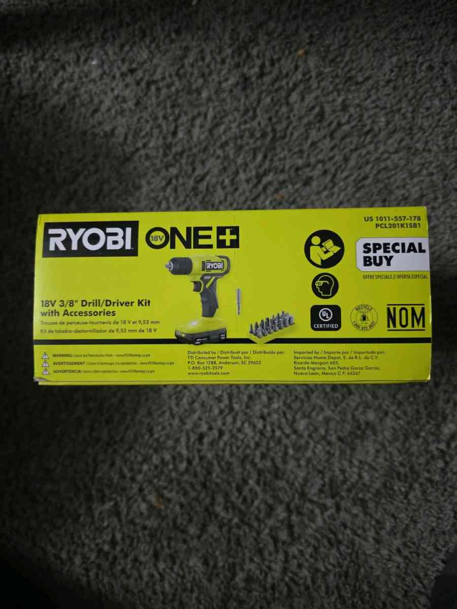 ONE 18V Cordless 38 in DrillDriver Kit with 15 Ah Battery an - Newark, Delaware - FleaMarketBay