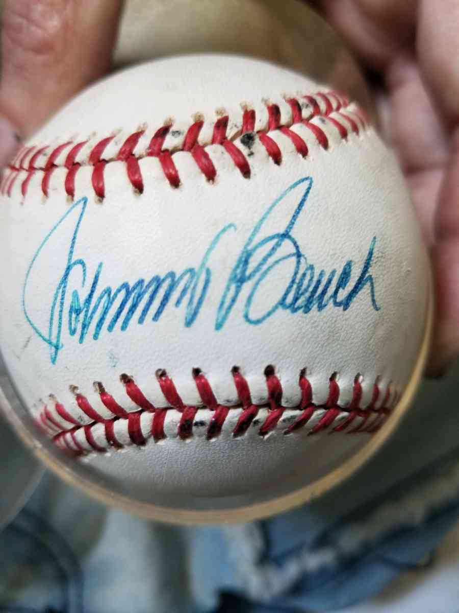 johnny bench auto graphed baseball - Cincinnati, Ohio - FleaMarketBay