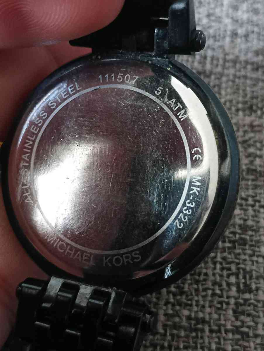 MICHAEL KORS Darci Black Dial Black Ionplated Ladie watch - Frostproof, Florida - FleaMarketBay