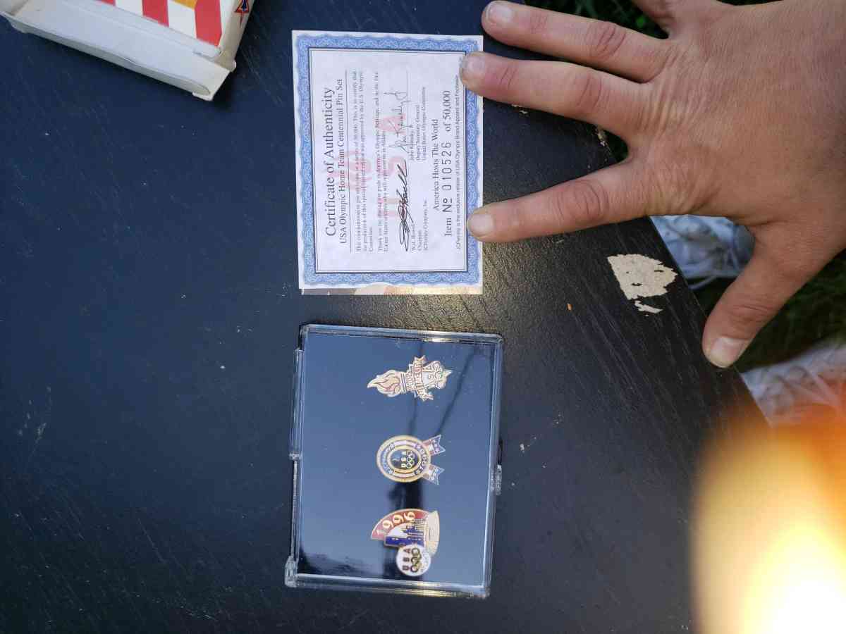 1996 Olympics Vintage Sports Pins - Bethlehem, Pennsylvania - FleaMarketBay