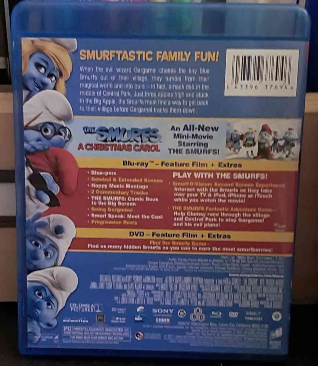 The Smurfs BluRay and DVD - Panama City, Florida - FleaMarketBay