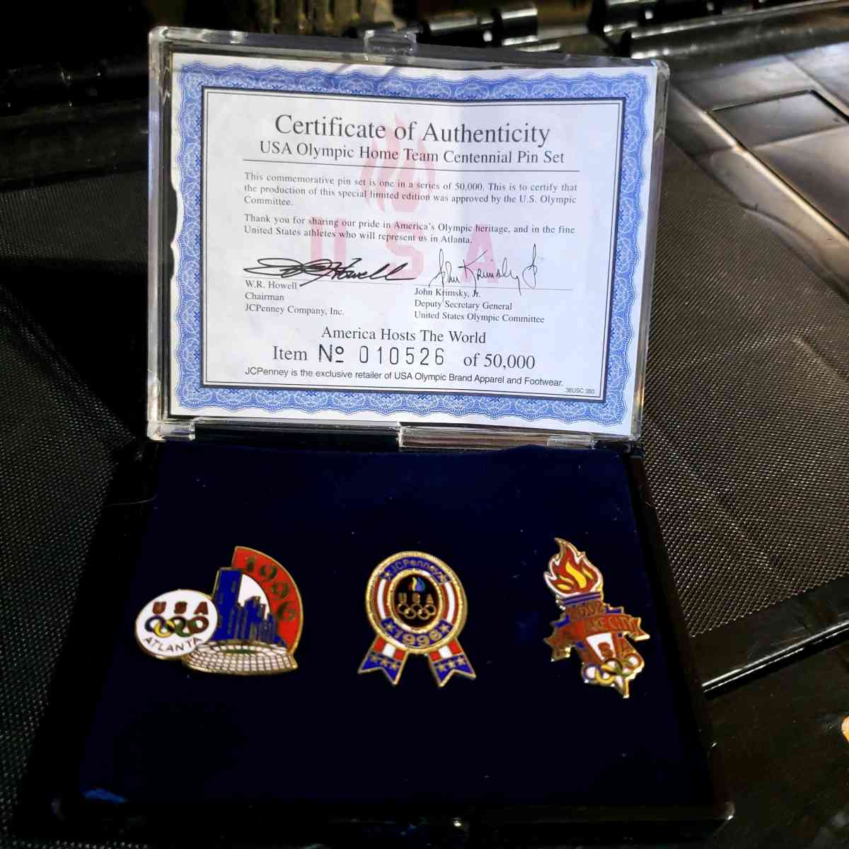 1996 Olympics Vintage Sports Pins - Bethlehem, Pennsylvania - FleaMarketBay