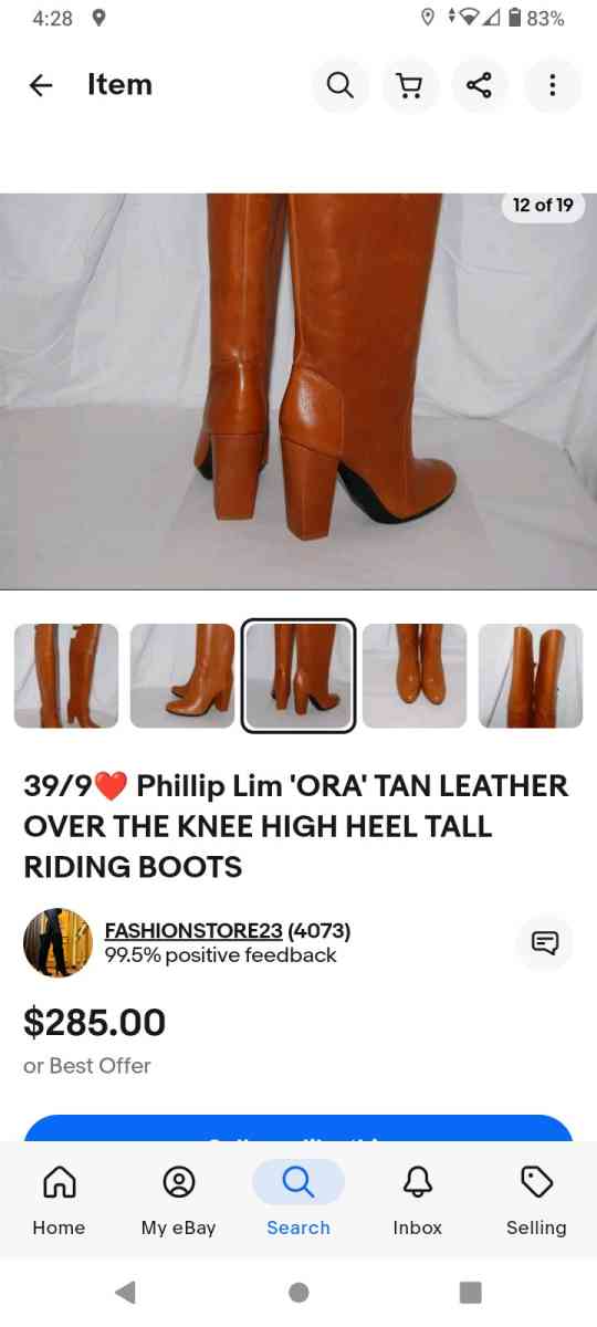 ORA over the knee tan boots - Asheville, North Carolina - FleaMarketBay