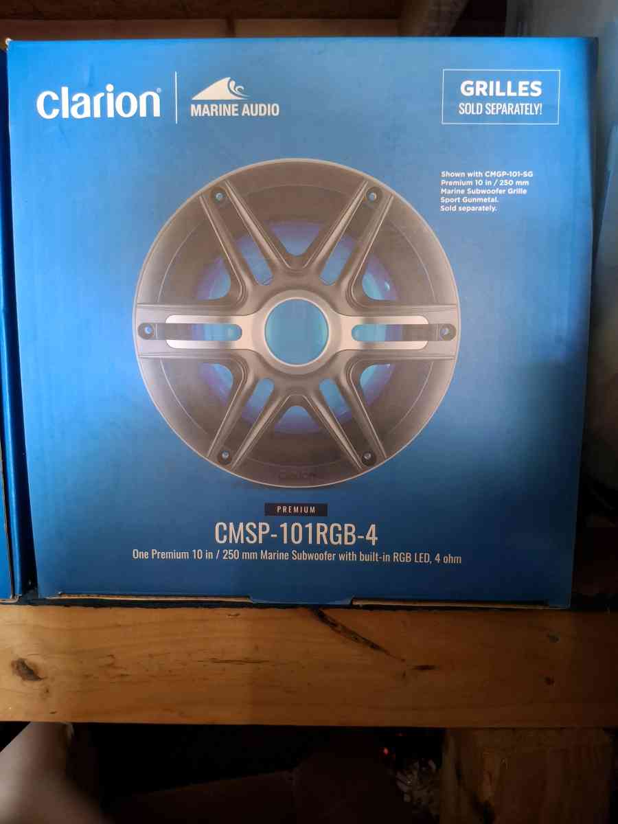 Clarion 19 watt boat speakers BRAND NEW
