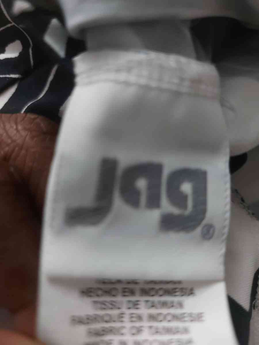 JAG Two Piece Geometric Halter Black White Bikini Size S - Atlanta, Georgia - FleaMarketBay