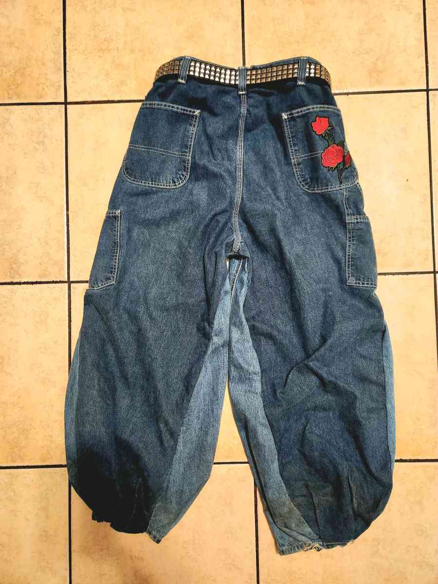 Hand Stitch blue Baggy jeans - Pomona, California - FleaMarketBay