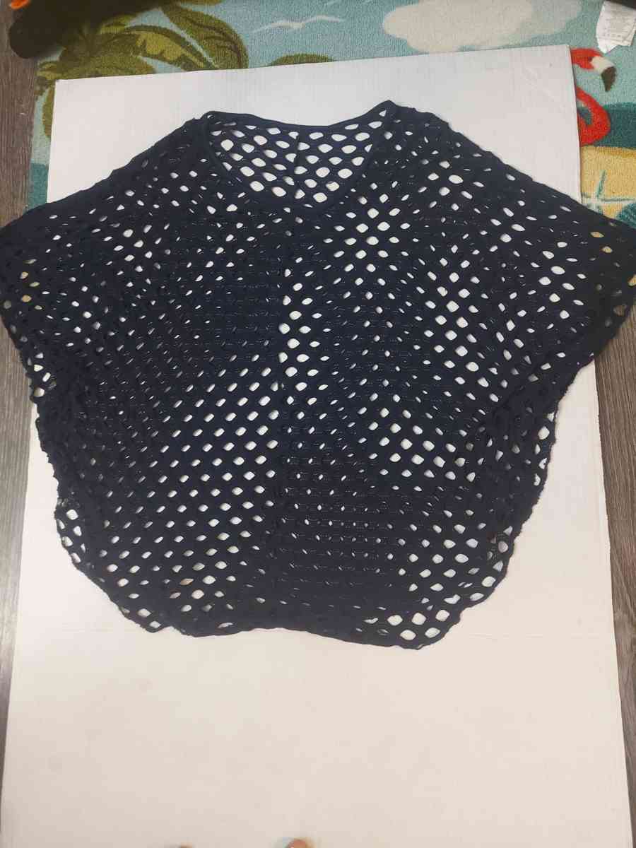 Cherish Blue Swim Poncho with Armholes OS - Atlanta, Georgia - FleaMarketBay