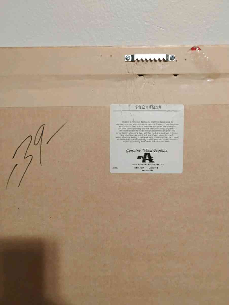 Vivian flasch painting - Audubon, New Jersey - FleaMarketBay