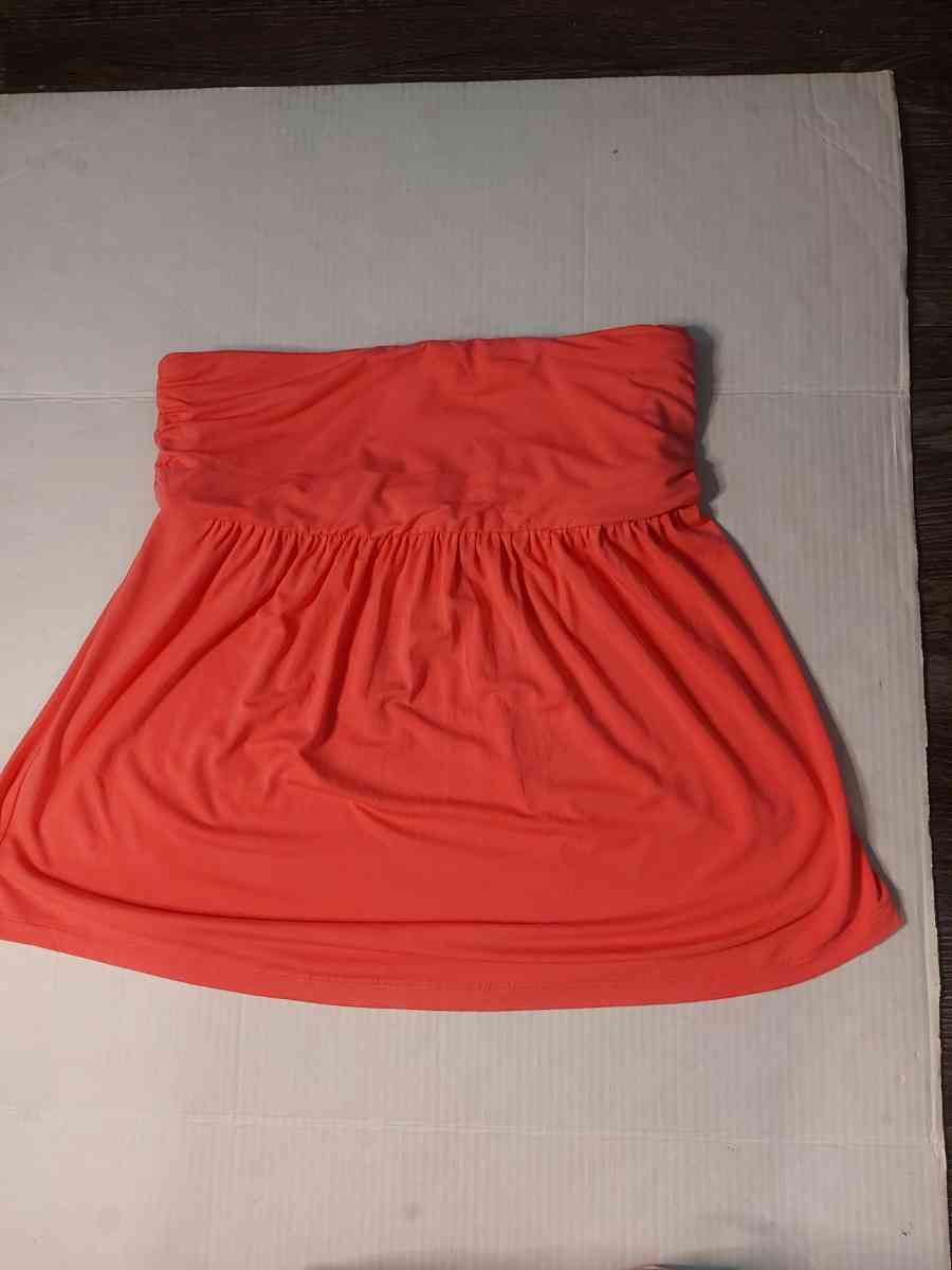 NY  CO New York and Company Pink Flowy Strapless Top Size M - Atlanta, Georgia - FleaMarketBay