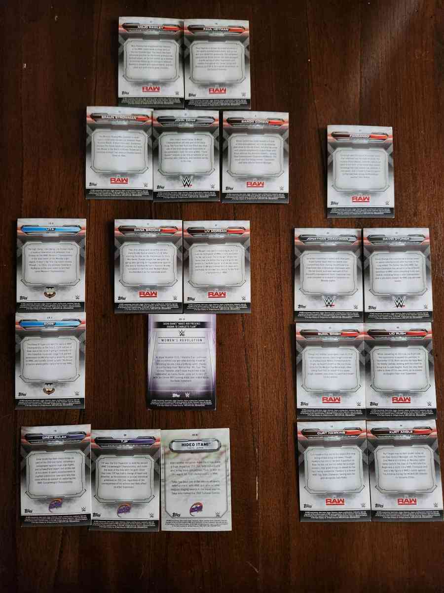 WWE TOPPS - Dallas, Texas - FleaMarketBay