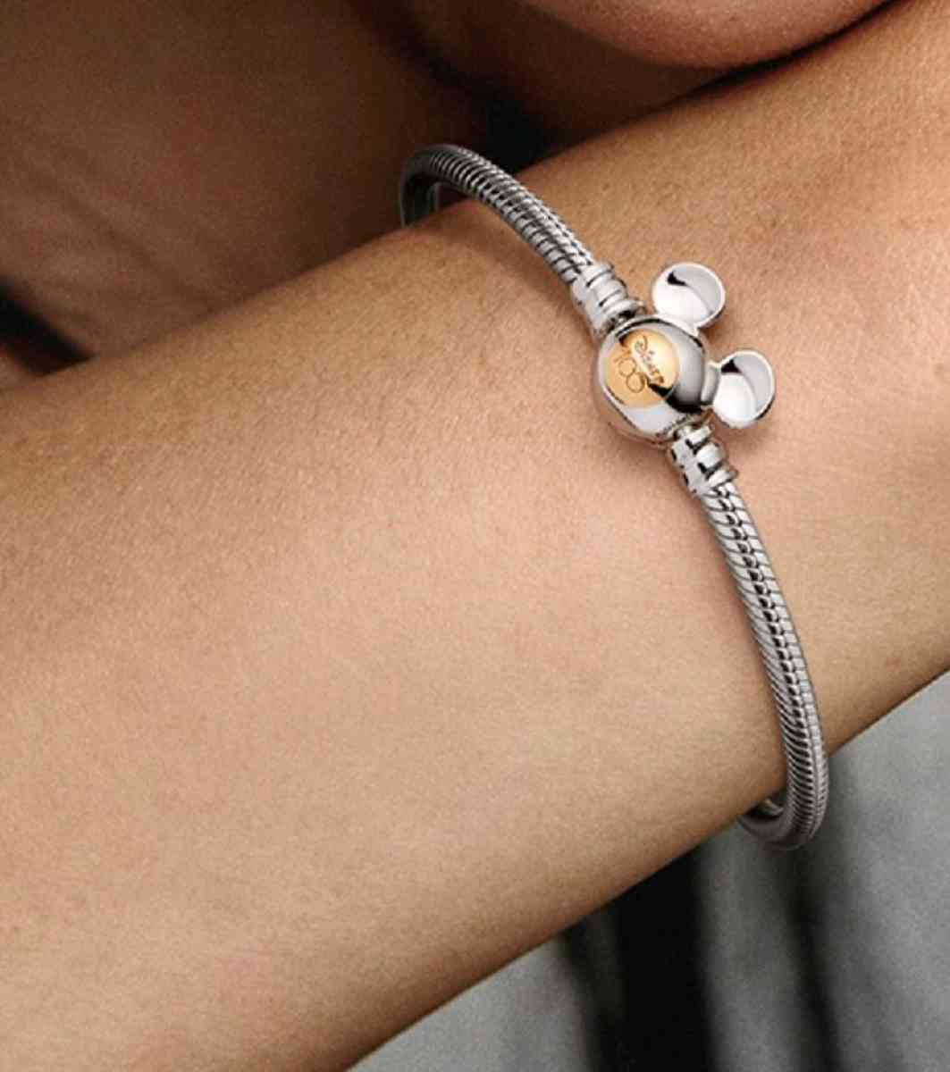 PANDORA MOMENTS DISNEY 100TH ANNIVERSARY SNAKE CHAIN BRACELE - Elysburg, Pennsylvania - FleaMarketBay