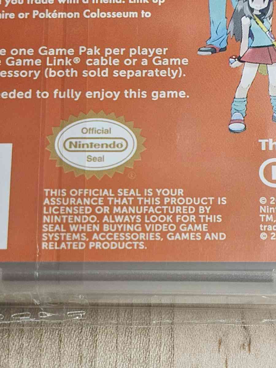 Pokmon Fire Red NEW and SEALED - Island Falls, Maine - FleaMarketBay