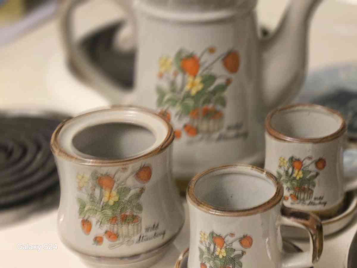 strawberry field tea or coffee set - Birmingham, Alabama - FleaMarketBay