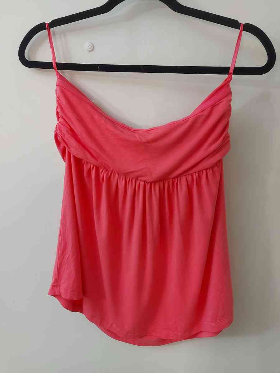 NY  CO New York and Company Pink Flowy Strapless Top Size M - Atlanta, Georgia - FleaMarketBay