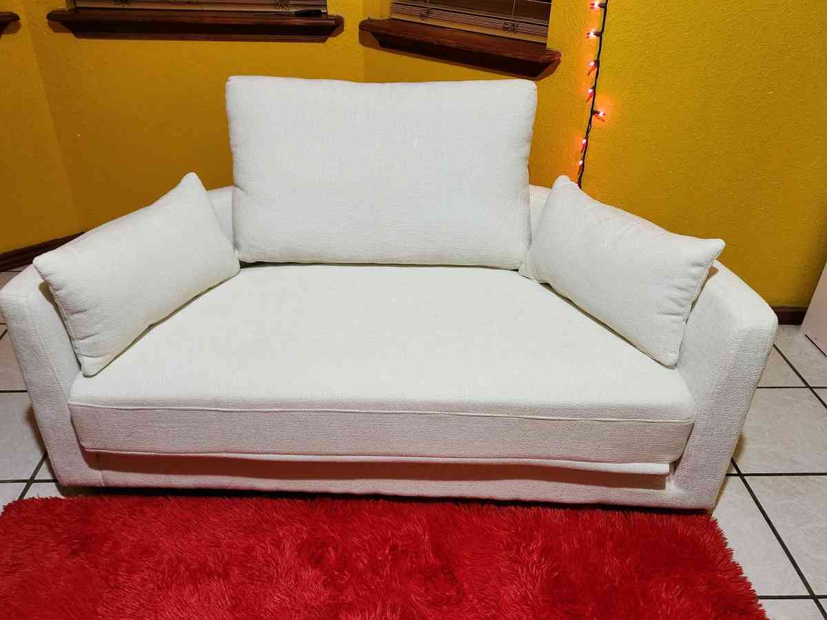 NEWSof cama plegable convertible redondo beige moderno - Mcallen, Texas - FleaMarketBay