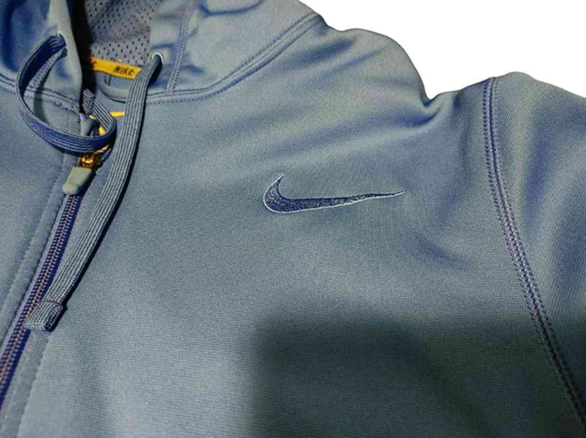 Nike Mens Amway Therma FIT Fleece Hoodie Sz M Blue Full Zip - Alicia, Arkansas - FleaMarketBay