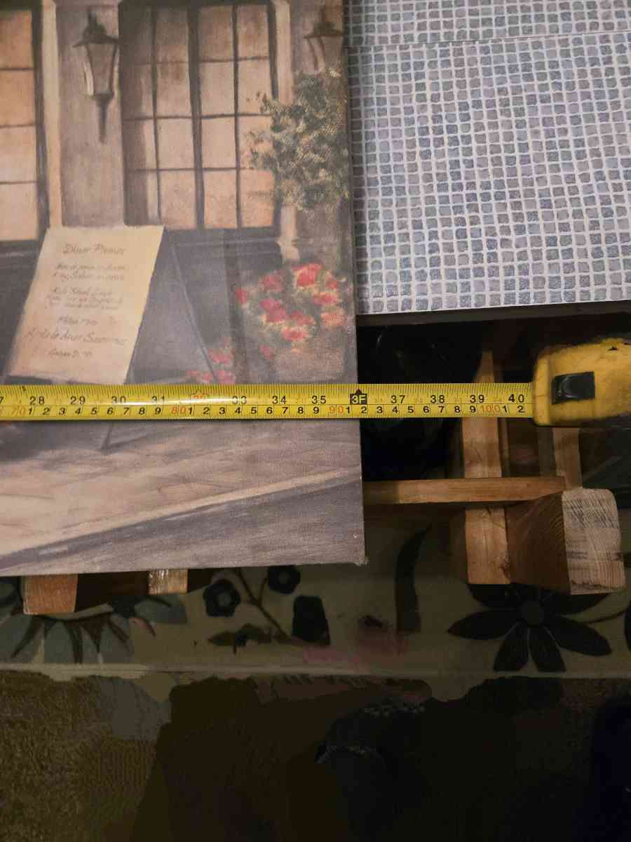 France Bistro Print on Canvas Not Signed - Erlanger, Kentucky - FleaMarketBay