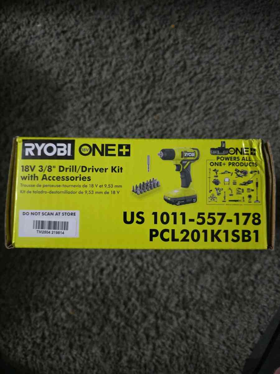 ONE 18V Cordless 38 in DrillDriver Kit with 15 Ah Battery an - Newark, Delaware - FleaMarketBay