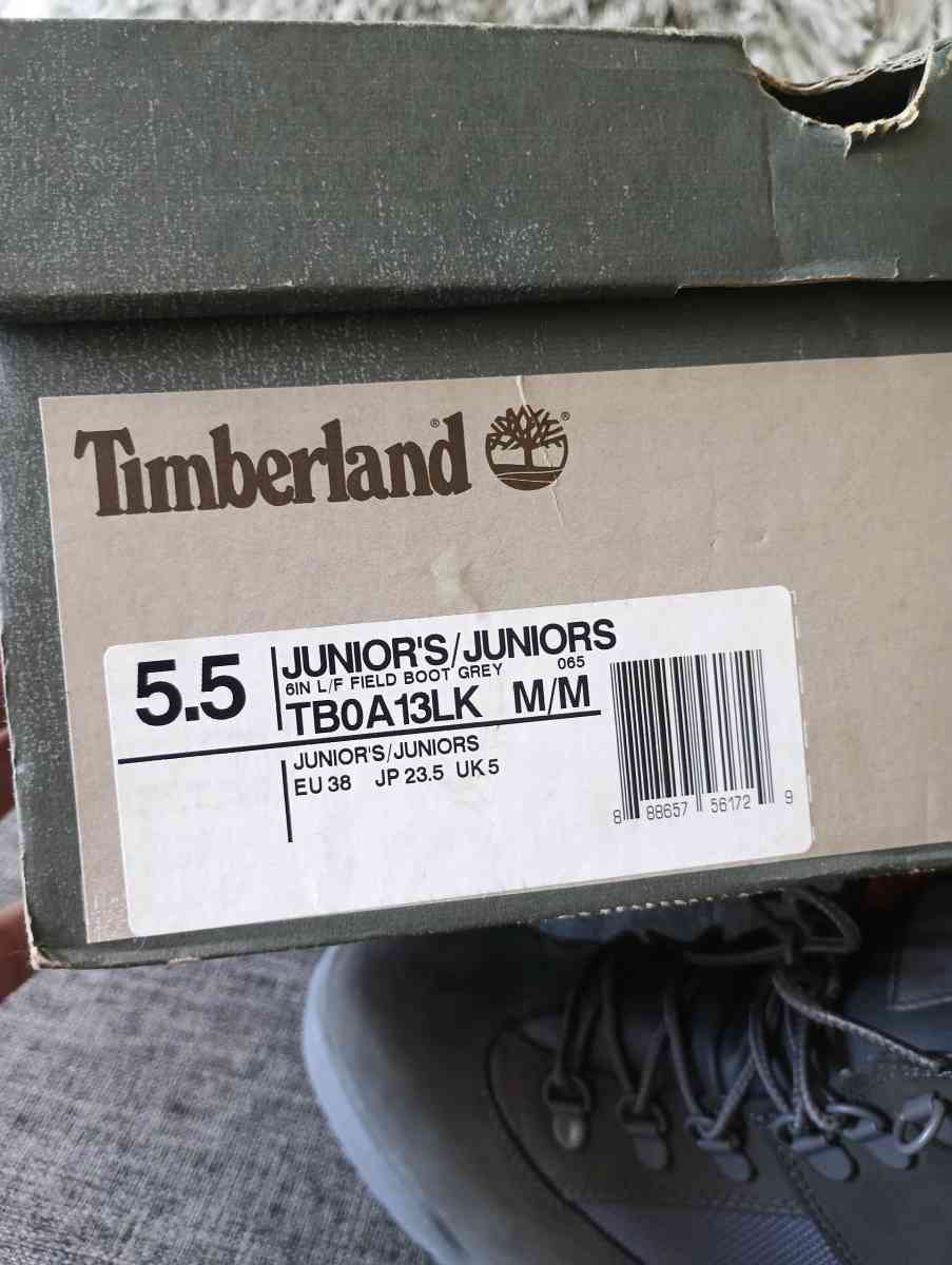Timberland Gray Nubuck Lace Up Waterproof Ankle Boots  Size - Frostproof, Florida - FleaMarketBay