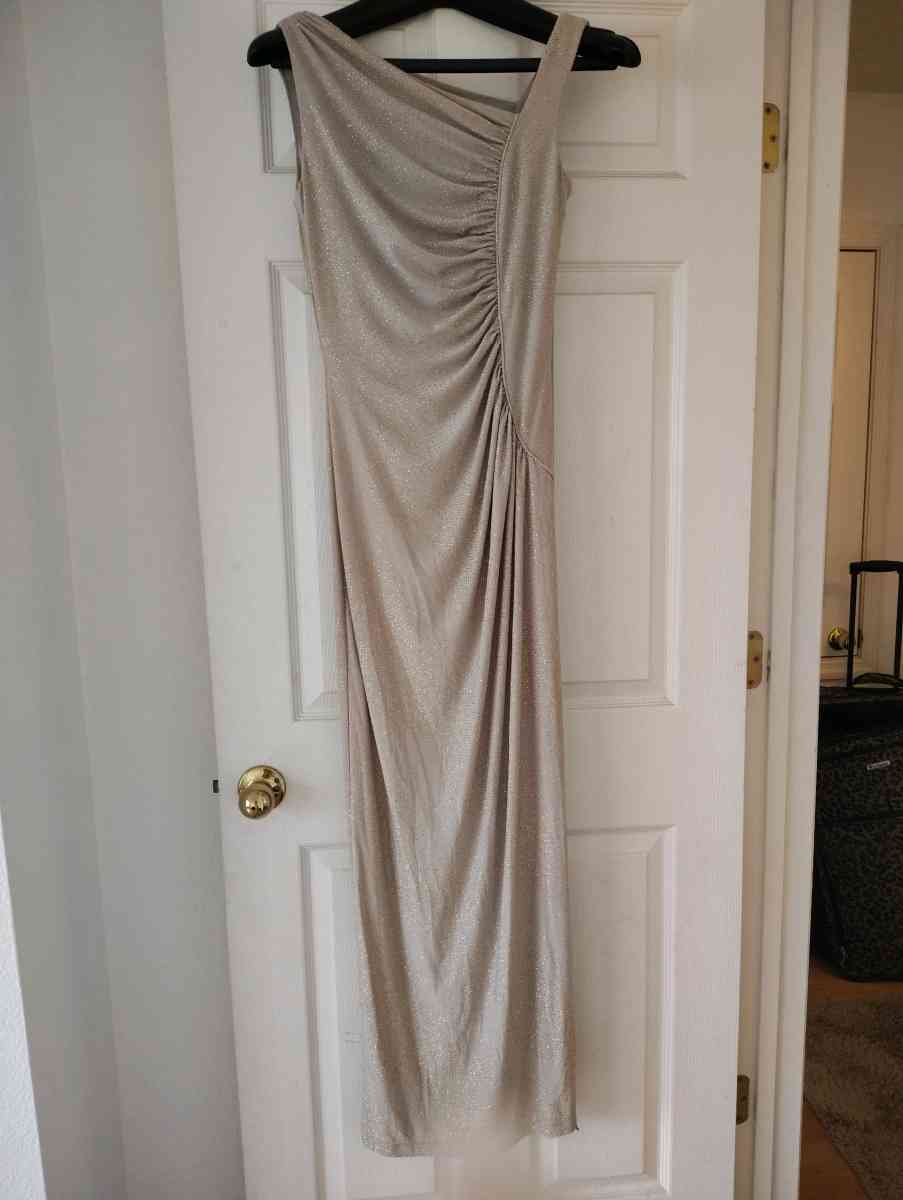 champagne sparkle Calvin Klein evening dress - Kissimmee, Florida - FleaMarketBay