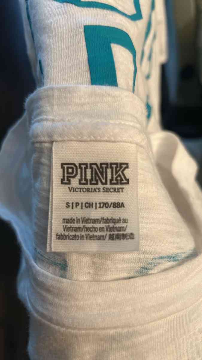 PINK Victoria Secret Short Sleeve Campus TShirt Size Small W - Atlanta, Georgia - FleaMarketBay