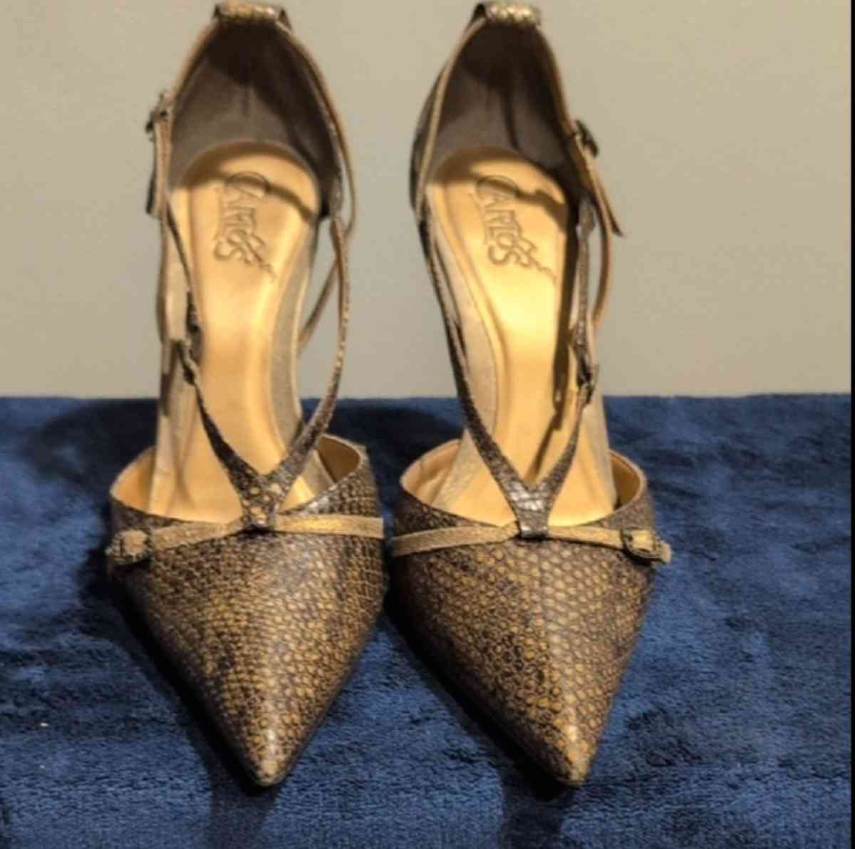 Brown Medium Heel PointedToe Shoes 10 medium - Baltimore, Ohio