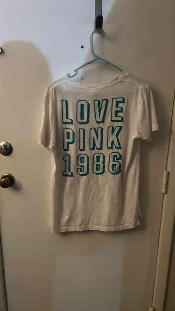 PINK Victoria Secret Short Sleeve Campus TShirt Size Small W - Atlanta, Georgia - FleaMarketBay