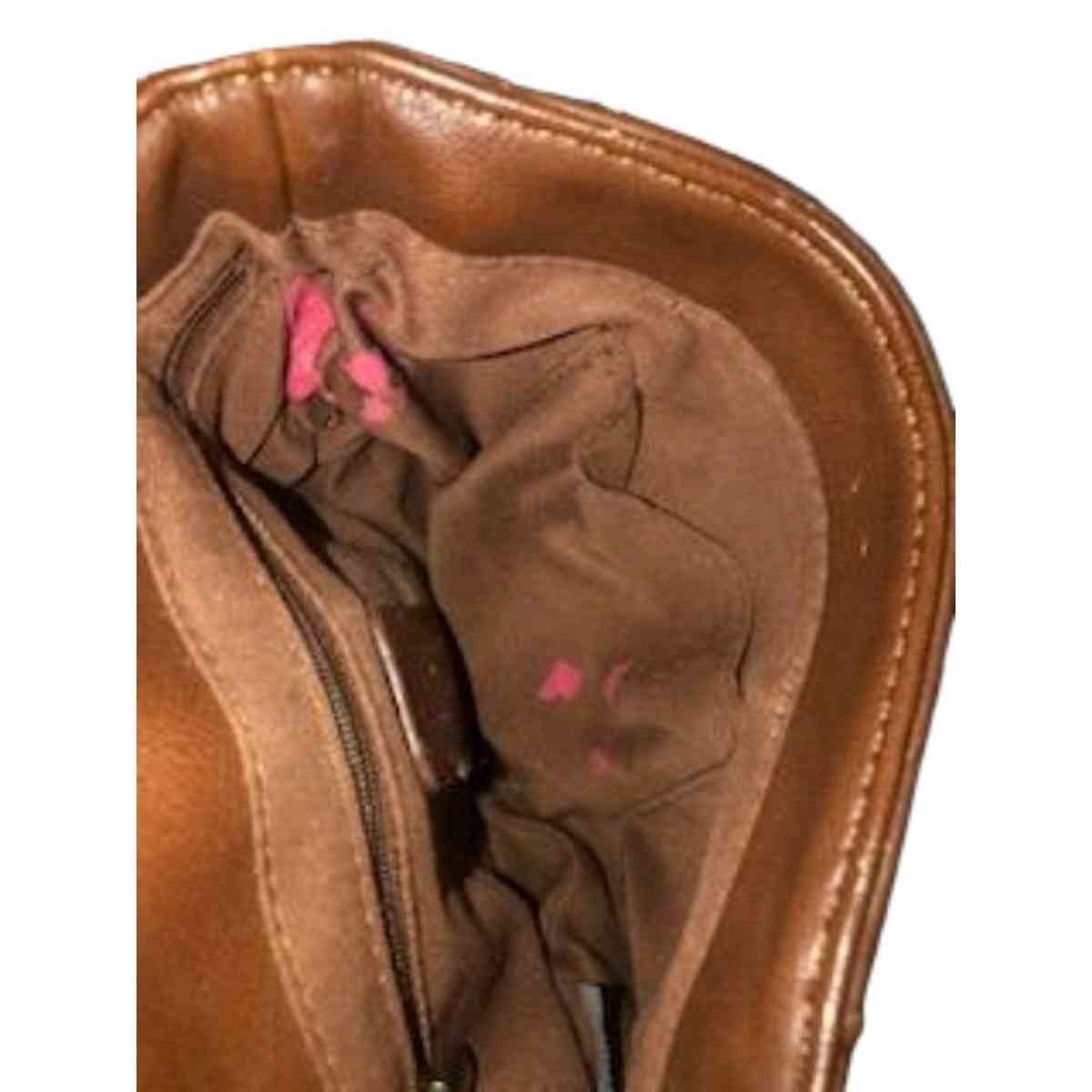 Generic Unbranded Brown Faux Leather Crossbody Purse - Alicia, Arkansas - FleaMarketBay