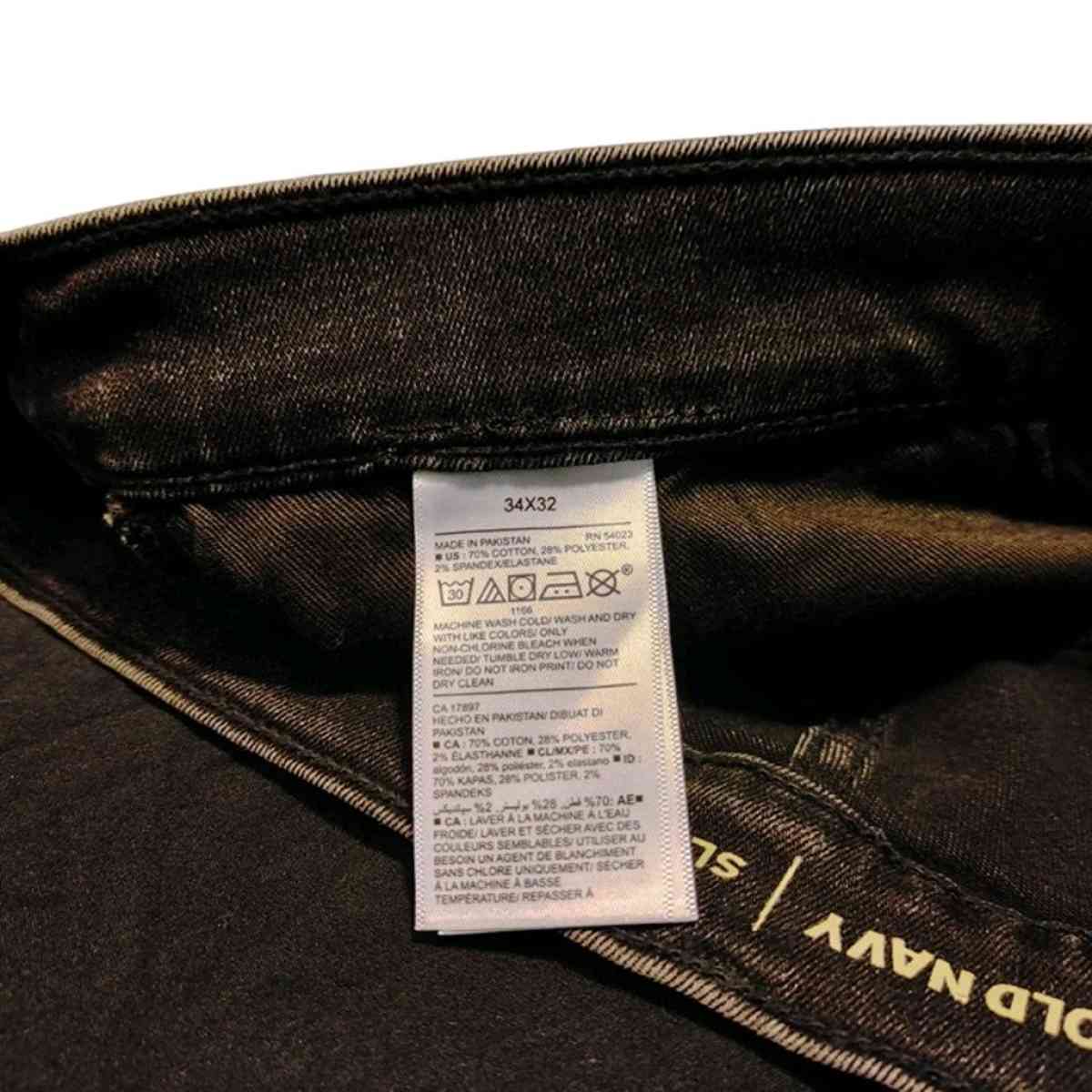 Mens Old Navy Slim Fit Straight Leg Classic Denim Dark Gray - Alicia, Arkansas - FleaMarketBay