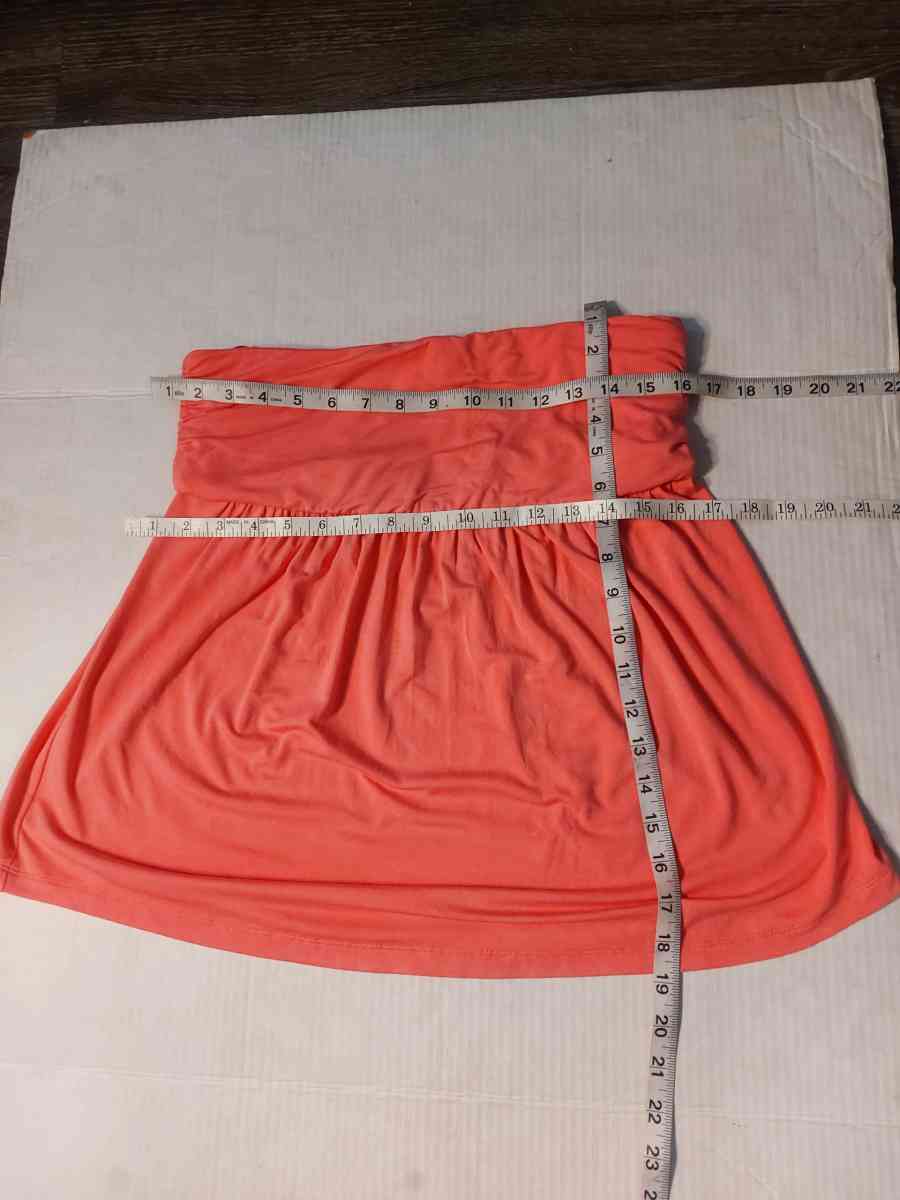 NY  CO New York and Company Pink Flowy Strapless Top Size M - Atlanta, Georgia - FleaMarketBay