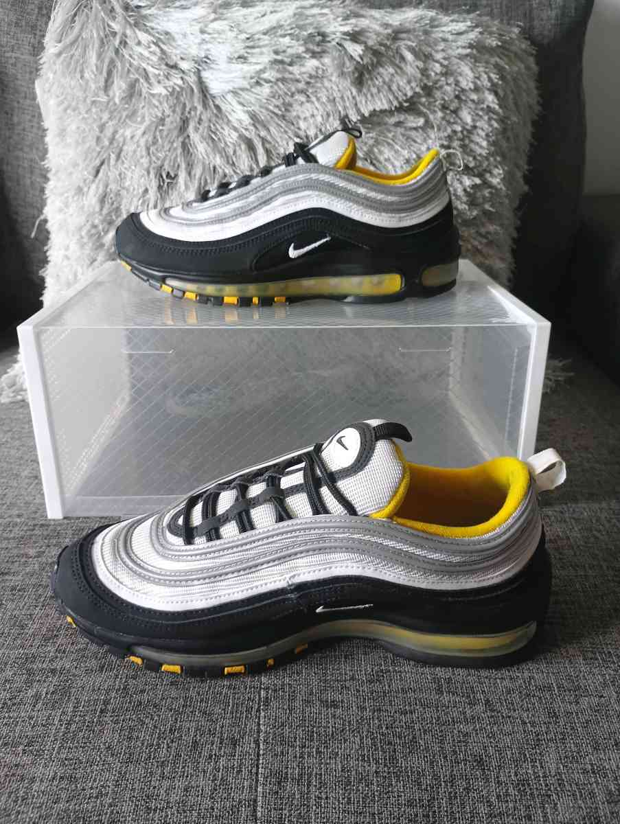 NIKE AIR MAX 97 BLACK WHITE AMARILLO YELLOW SEAN WOTHERSPOON - Frostproof, Florida - FleaMarketBay